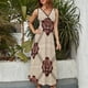thumbnail image 2 of Vestido De Noche De Lujo Sin Mangas Para Mujer, Geometric Grid Vestido De Fiesta, 2 of 5