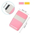 thumbnail image 2 of Unique Bargains Identité Vol Protection Rouleau Timbre Ensemble, 2 Pcs en Plastique de Sécurité de la Vie Privée Timbre, Rose Jaune, 2 of 6