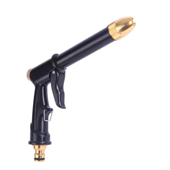 sruoe Garden Hose Nozzle Sprayer, Adjustable High Pressure Water Sprayer, Hose Nozzle Heavy Duty, Metal Water Nozzle, Outdoor Water Gun for Washing Cars, Garden, Plants