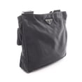 thumbnail image 2 of Pre-Owned Prada VIAGGIO Shoulder Bag/Handbag, Nylon & Saffiano Leather, Men's Women's, Black..., 2 of 13