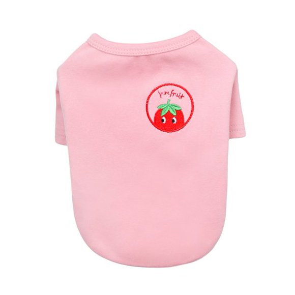 Fruit Print Dog Shirt Dog Clothes Puppy Clothes for Small Dogs Girl and Boy Autumn