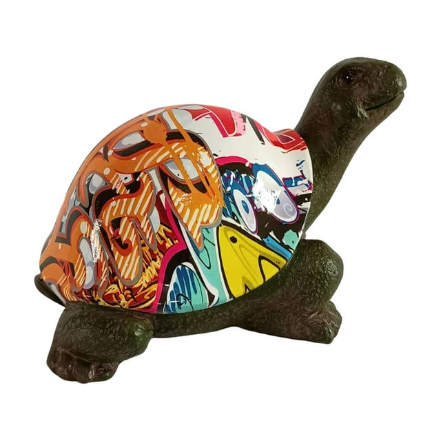 Estatuas de tortuga al aire libre Zulema Graffiti Escultura tortuga Estilo E