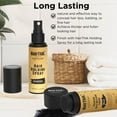 thumbnail image 3 of Supreme Trimmer Hair Fibers 9-in-1 Kit | 25G Keratin Fibers, Pump Nozzle, Hairline Cards, S&L Shaker, Brush, Wipes, Mirror, Hold Spray | Conceal/Thicken Thinning Hair in Men & Women | Black, 3 of 9