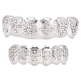 thumbnail image 4 of Tebru Silver / Gold Plated Diamond Teeth Mouth Grills Bling Hip Hop Cosplay, 4 of 8