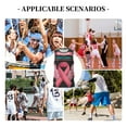 thumbnail image 6 of Sikiie Ribbon With Angel Wings Basketball Jersey Reversible Men's Mesh Athletic Sports Shirts Training Practice S-4XLMedium, 6 of 6