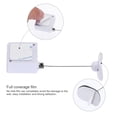 thumbnail image 4 of Unique Bargains Retractable Cable Lock with Double-Sided Adhesive Slow Remote Lock Arc terminal 600g 2Set White, 4 of 6