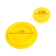 thumbnail image 2 of Grease Caps for John Deere 1023E 1025R 2025R Compact Tractor 120 Loader Yellow, 2 of 9