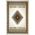thumbnail image 4 of HR HANDCRAFT RUGS HR Southwestern Rug Southwestern Native American Inspired Area Rugs Ivory - 7'8, 4 of 5