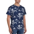 thumbnail image 2 of Bixox Men's Dragon Printed Short Sleeve Skinny Athletic T-Shirt, 2 of 6