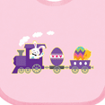 thumbnail image 4 of Inktastic Easter Bunny Rabbit Egg Train Boys or Girls Baby Bib, 4 of 4