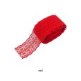 thumbnail image 3 of Bewildely Cinta de encaje de ganchillo blanco elegante de poliéster - Varios patrones de ropa multifuncional y ampliamente Artesanía rojo, 3 of 6