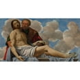 thumbnail image 3 of Giovanni Girolamo Savoldo 18x12 Black Modern Framed Museum Art Print Titled - Christ with Joseph of Arimathea (C. 1525), 3 of 5