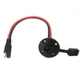 thumbnail image 3 of SAE Connector - Power Socket Sidewall Port, Solar Weatherproof Quick Connect Panel Mount, 12AWG Cable for Generator Battery Charger, 3 of 6