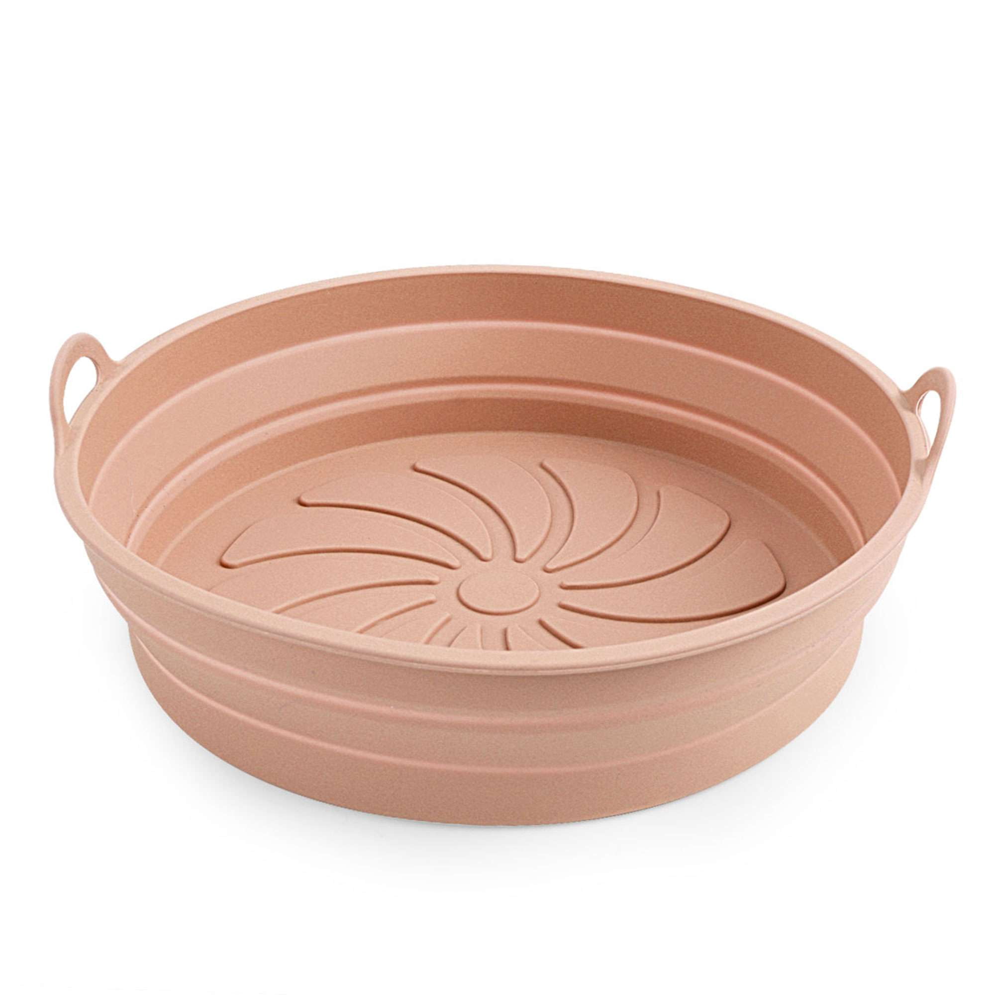 Gustave Air Fryer Silicone Liners Pot Foldable Reusable Airfryer Round Basket Baking Trays Easy to Clean Non-Stick Heat Resistant Air Fryer Oven Accessories for 5-8QT