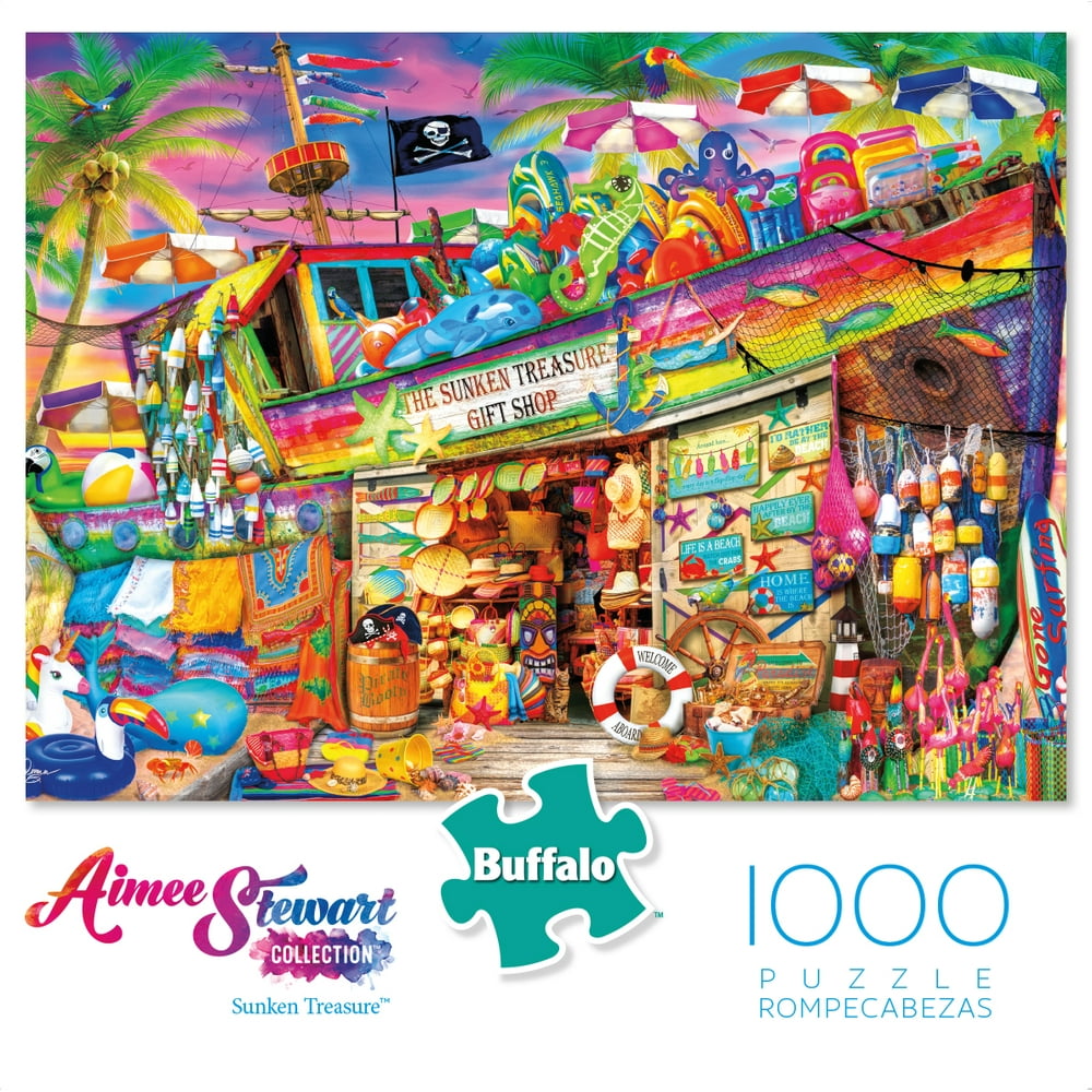 Buffalo Games Aimee Stewart Sunken Treasure 1000 Piece Jigsaw Puzzle