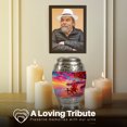 thumbnail image 3 of Yatskia Beach with Clouds Small Memorial Urns for Human Ashes Adult Male and Female, Mini Funeral Urn for Adult Ashes, (Monar Pack of 1, 3 Inch), 3 of 8