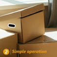 thumbnail image 3 of JUNWELL 10pcs Heavy Duty Plastic Handles for Cardboard Milk Cartons Moving Boxes Accessories for Various Carton Handle Replacement, 3 of 8