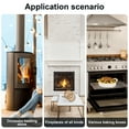 thumbnail image 4 of 1 Roll Flat Stove Rope Wood Stove Sealing Rope Fiberglass Flat Rope Stove Door Gasket, 4 of 5