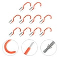 thumbnail image 6 of COOPHYA 10Pcs Orange Steel Garage Hooks for Home Organization and Tool Storage, 6 of 8