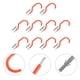 thumbnail image 2 of Ganchos de garaje 10pcs Garaje útiles Perchas de almacenamiento Montaje de pared Ganchos con tornillo, 2 of 6