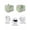 Green, variant on Easter Bunny Small Toaster Cover 2 Slice, Kitchen Appliance Covers, Colorful Eggs Cute Rabbit Green Country Wooden Toaster Oven Cover with Loop, Bread Machine Cover Polyester Dust Cover Protection