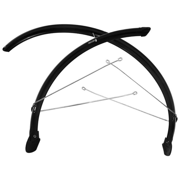 FONDOTIN 1 Set of Mountain Bike Mud Guards Black Prevent Splashing for Cyclists