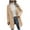 Beige, variant on Lindreshi Jackets for Women Casual Fall Clearance Women Casual Long Sleeve Loose Fashion Buttons Solid Coat