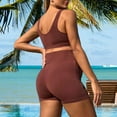 thumbnail image 6 of Two Piece Swimsuits for Maternity Women Push Up Seamless Bra Over the Belly Stretchy Breathable Bottom for Beachwear, 6 of 6