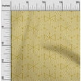 thumbnail image 2 of oneOone Georgette Viscose Yellow Fabric Geometric Craft Projects Decor Fabric Printed By The Yard 42 Inch Wide, 2 of 4