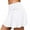 White, variant on RUTAYY Swimwear Women High Waisted Swim Skirt Long Skirted Swim Bottom Athletic Bathing Suit Skirt With Panty Tropical Beachwear