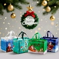 thumbnail image 3 of Lumikrypt 24Pack(12 Designs)Christmas Large Gift Bags with Handles,Gold Stamping Reusable Christmas Bags,Non-Woven Tote Bags for Wrapping Xmas Party Favors,13 x 9.8 x 6.7inches, 3 of 8