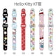 thumbnail image 3 of Correa de silicona con estampado de hello kitty para Apple Watch, pulsera de reloj de 45, 44, 40, 38, 42 y 41mm para Iwatch Series 2/3/4/5/6/se/7, 3 of 4