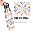 thumbnail image 4 of Yayeee 20oz Insulated Water Bottle Double Wall Stainless Steel with Flip Straw Lid, Colorful Abstract Pattern, 4 of 7