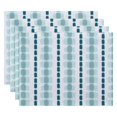 thumbnail image 2 of Simply Daisy 18" x 14" Watercolor Stripe Stripe Print Placemat, Set of 4, 2 of 4