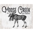 thumbnail image 3 of Lettered And Lined 24x19 Black Modern Framed Museum Art Print Titled - Moose Creek, 3 of 5