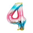 thumbnail image 4 of WHAMVOX Birthday Number Balloon Aluminium Film Balloon with Gradual Color Change for Decor, 4 of 8
