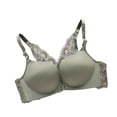 thumbnail image 4 of Sujetador sin costuras Apertura frontal Ropa interior de encaje Sin cables Sexy Bralette transpirable Racerback, Verde, 34/75 Speravity AP001113-06, 4 of 7