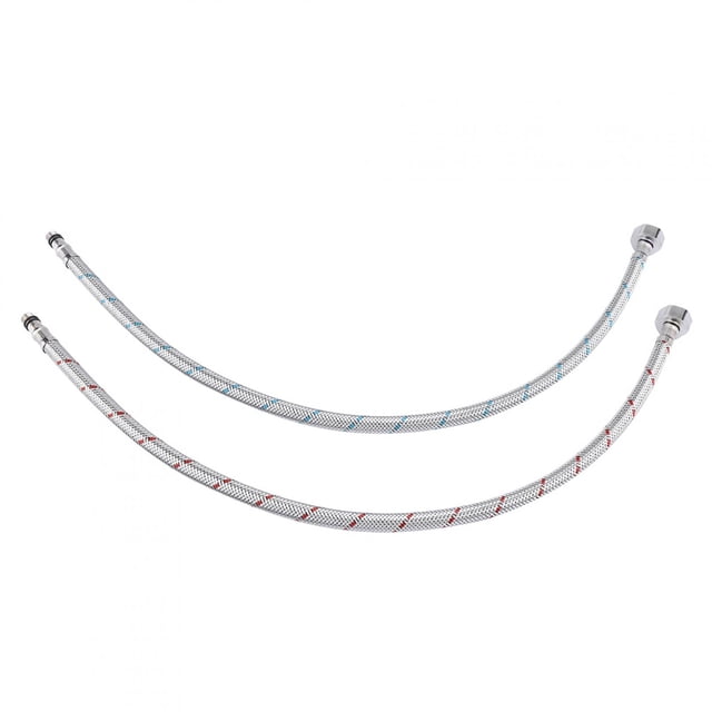 Manguera flexible de suministro de agua de acero inoxidable Jadeshay 2 piezas