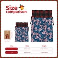 thumbnail image 3 of KLL Lilies Flowers for Christmas Gift Bag,Christmas Burlap Goody Gift Bags with Plaid Drawstrings for Xmas Presents Holiday Party Favor Treats Candy-Black, 3 of 8