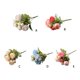 thumbnail image 2 of Ramo de flores artificiales de peonía Naiovety Decoración Blanco HA084178-01, 2 of 6