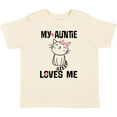 thumbnail image 3 of Inktastic My Auntie Loves Me Girls Toddler T-Shirt, 3 of 5