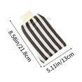 thumbnail image 3 of Double Sided Deep Exfoliating Mitt, Exfoliating Glove Body Scrubber & Skin Cleanser, Tool Remover of Dead Skin, Skin Exfoliator for Body, Body Scrub Gloves for Women & Men(Black), 3 of 6