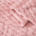 thumbnail image 2 of ZEN Universal 3D Jacquard Craftsmanship, Soft and Fluffy Fabric, Warm and Comfortable, Made of Flannel and Fleece, 30 x 40 Inch (Light Pink), 2 of 12