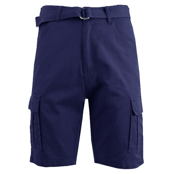 Men's Belted Cargo Shorts - Walmart.com