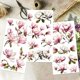 thumbnail image 4 of Juego de 3 calcomanías Magnolia para muebles y manualidades, 6x12 pulgadas, diseño floral vintage., 4 of 7