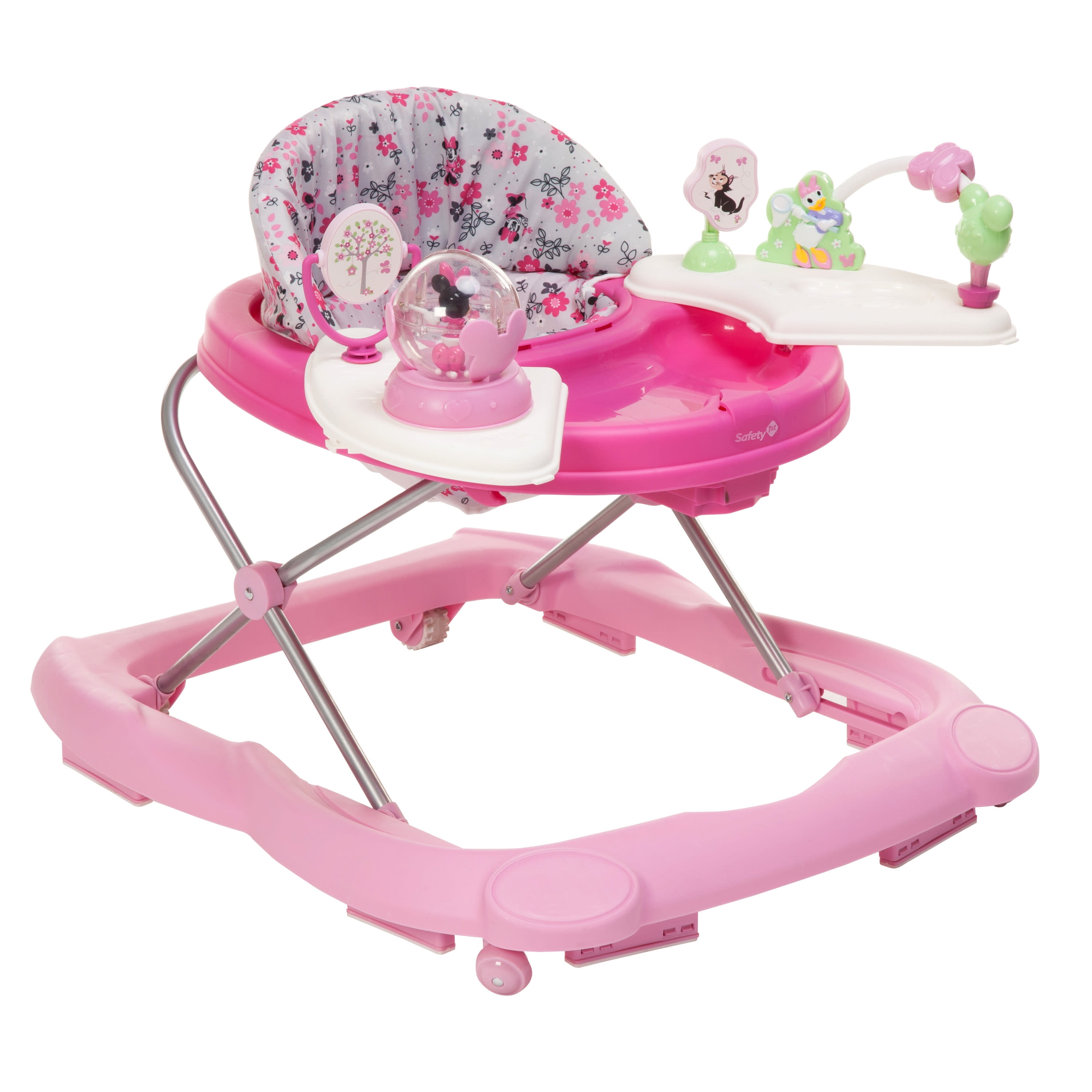 Disney Baby Minnie Mouse Walker Music Lights with Toy Activity Tray Garden Delight Walmart