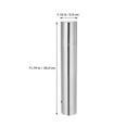thumbnail image 2 of FRCOLOR 2pcs Certificate Tube Diploma Storage Tube Metal Poster Holder Stainless Steel Storage Tube, 2 of 8