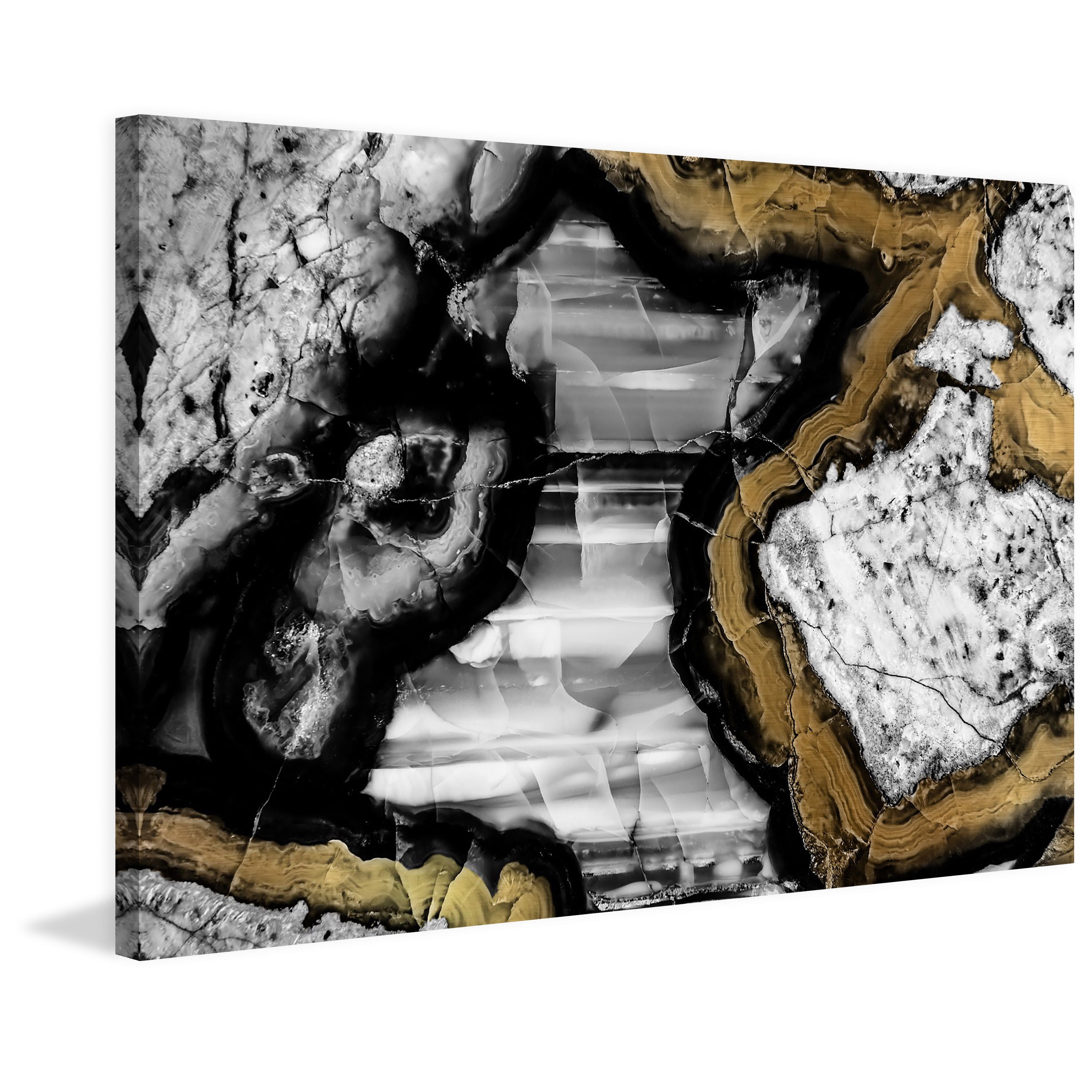 Marmont Hill "Center Caving" Painting Print on Wrapped Canvas