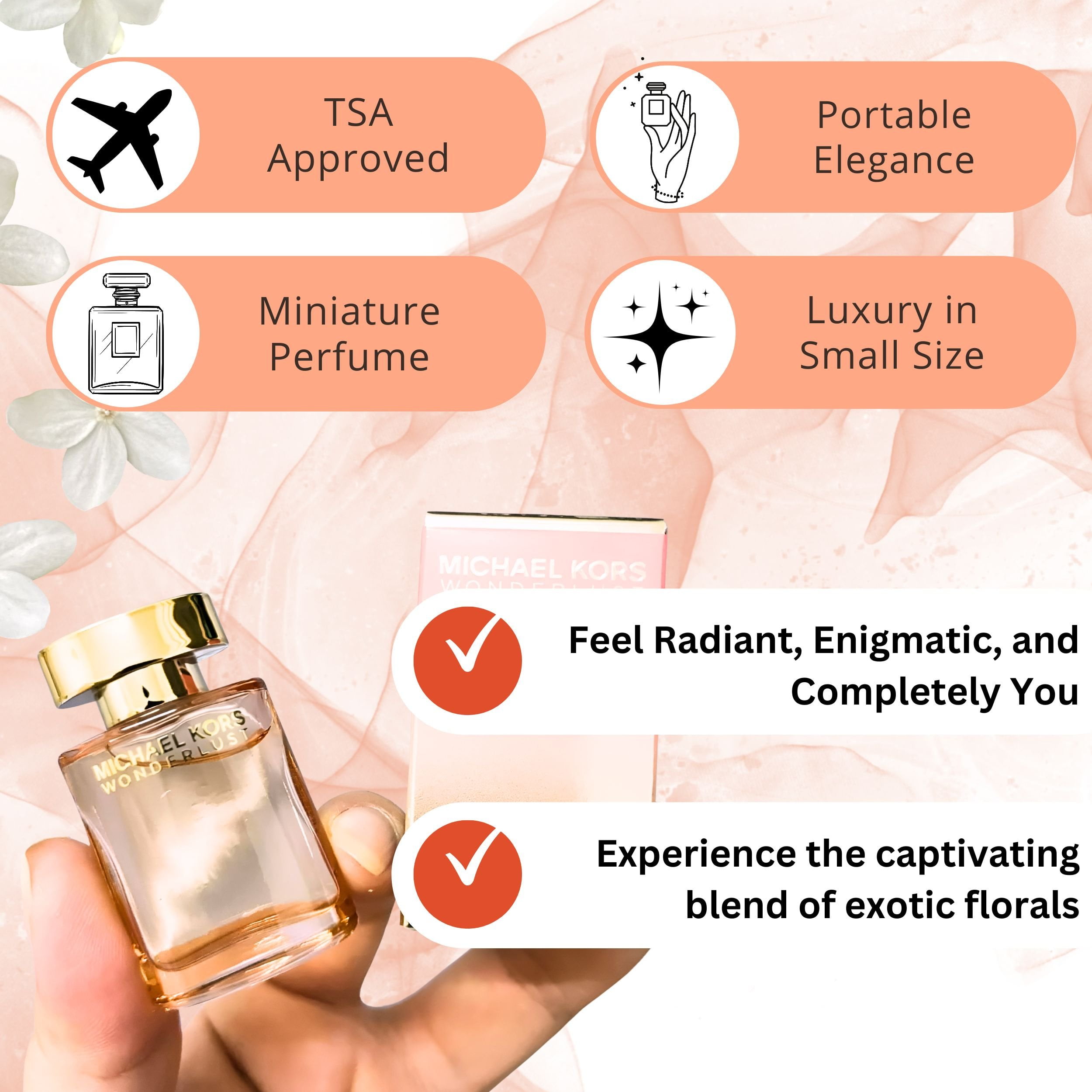 Michael Kors Wonderlust 0.14 oz EDP Splash Mini Oriental