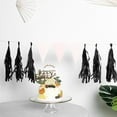 thumbnail image 4 of BalsaCircle 72" Tissue Paper Garland Wedding Party Decorations Black, 4 of 8
